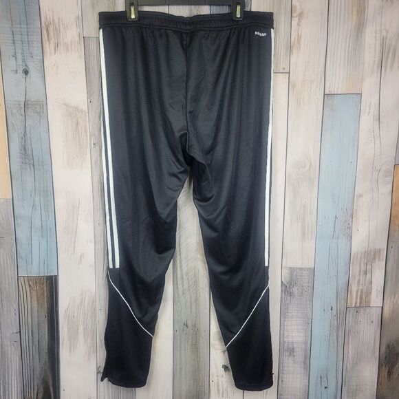 adidas Black Sweatpants with White Stripes - Picture 6 of 7